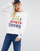 Le Coq Sportif Pop Sportif Sweatshirt - Gray