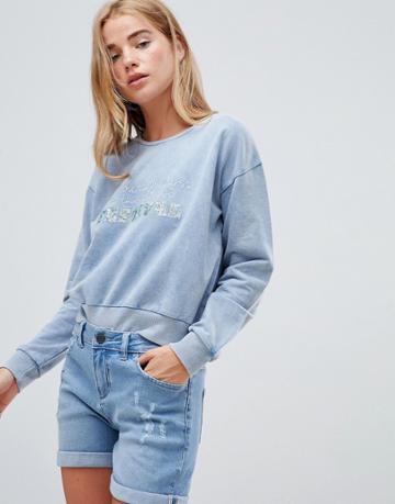 Sugar Dust Return To The Closest Festival Cropped Sweatshirt - Multi