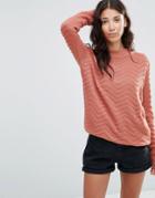 B.young Manilla Sweater In Blush - Pink
