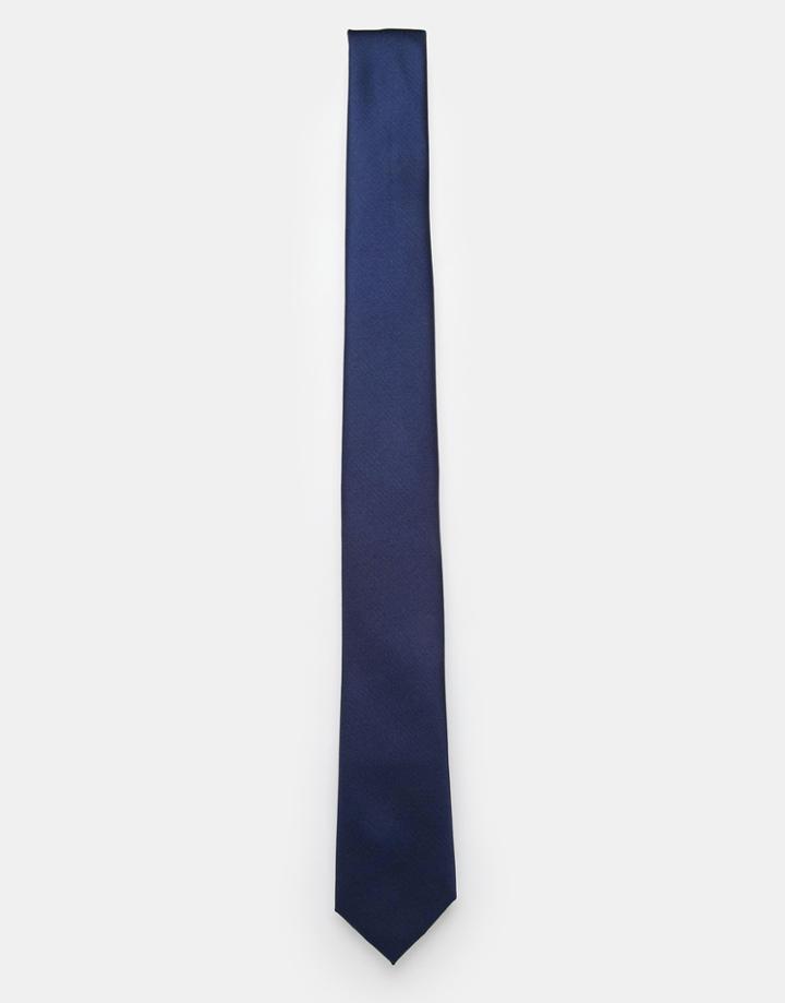Noose & Monkey Plain Tie - Blue