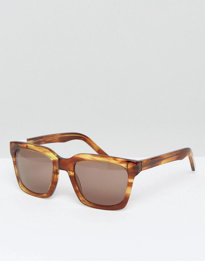 Pala Square Sunglasses In Tortoiseshell - Brown
