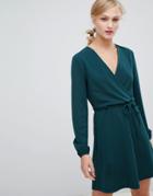 Jdy Wrap Mini Dress - Green