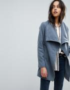 Parisian Belted Coat - Gray