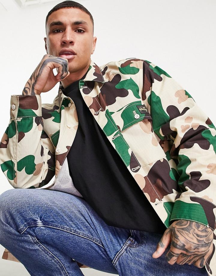 Stan Ray Cpo Shirt In Camo-multi