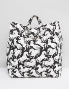 Stella Mccartney Horses Beach Bag - Multi