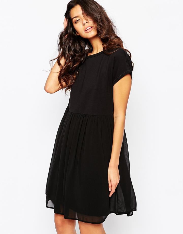 Boss Orange Dansia Dress With High Neck - 001 Black
