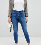 Miss Selfridge Petite Skinny Jeans-blue