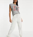 Topshop Tall Oversized 90s Sweatpants In Gray-grey
