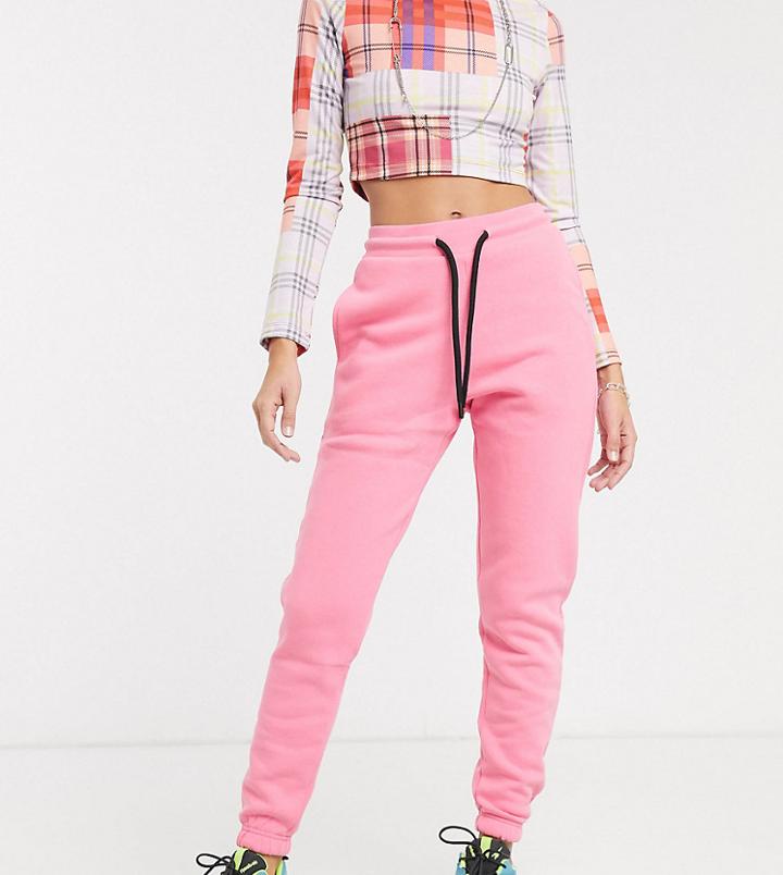 Collusion Skinny Jogger In Pink