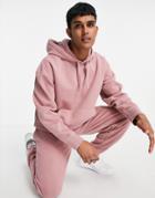 Topman Oversized Hoodie In Pink-purple