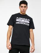 Adidas Originals Smile Graphics T-shirt In Black