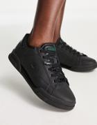 Lacoste Twin Serve Sneakers In Black