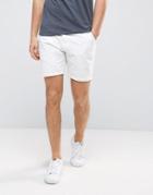 Brave Soul Basic Chino Shorts - White
