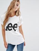 Lee Logo Boyfriend T-shirt - White