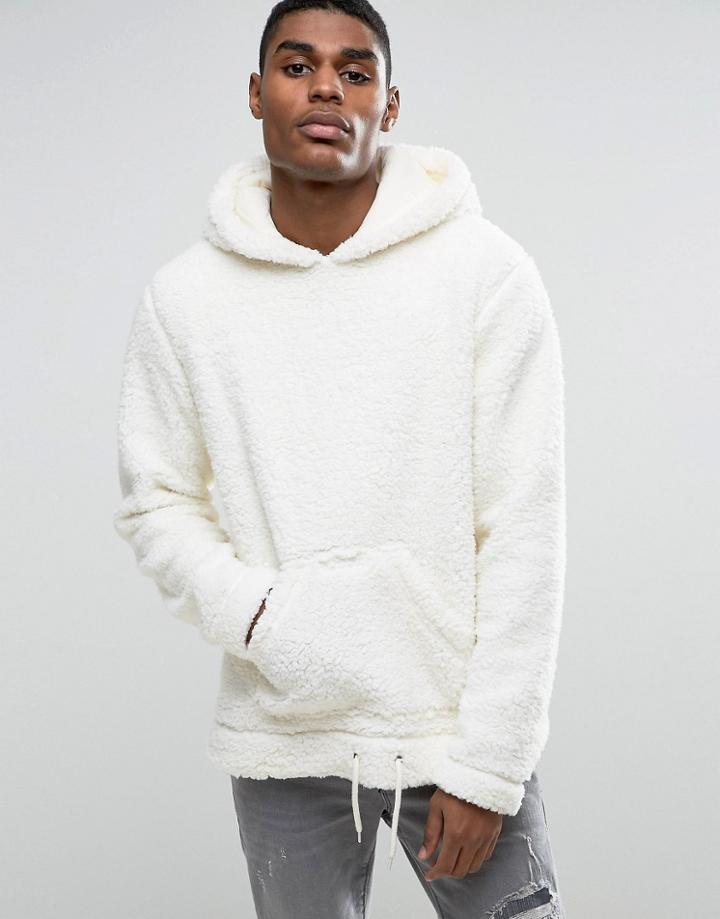 10 Deep Borg Hoodie - White