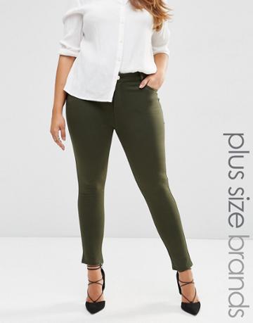 Praslin Plus Jeggings - Khaki