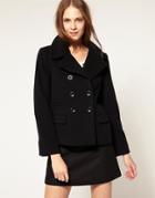 Boutique By Jaeger Wool Pea Coat - Black