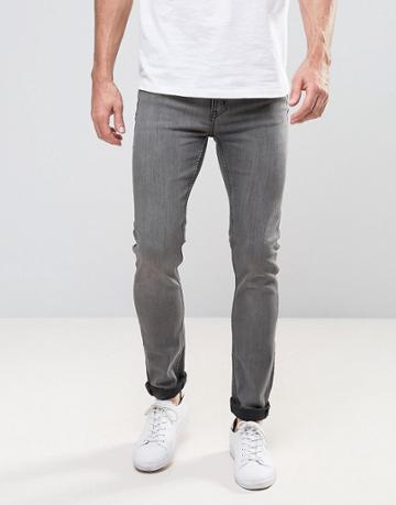 Cheap Monday Tight Skinny Jeans In Crude - Gray