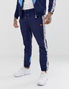 Ellesse Avico Two-piece Track Sweatpants With Taping In Navy - Navy