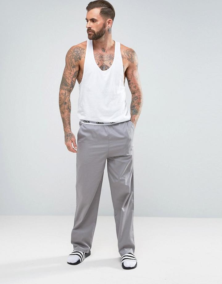 Asos Woven Lounge Pant - Gray