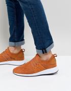 Project Delray Wavey Microfibre Sneakers - Orange