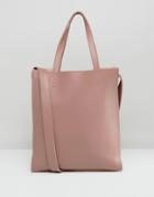 Claudia Canova Unlined Slouchy Tote Bag In Pink - Pink