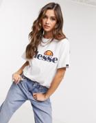 Ellesse Boyfriend T-shirt In White