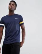 Jack & Jones Originals T-shirt With Arm Stripe Details - Navy