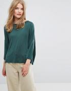 Weekday Peach Feel Trapeze Top - Green