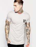 11 Degrees Logo T-shirt - Beige