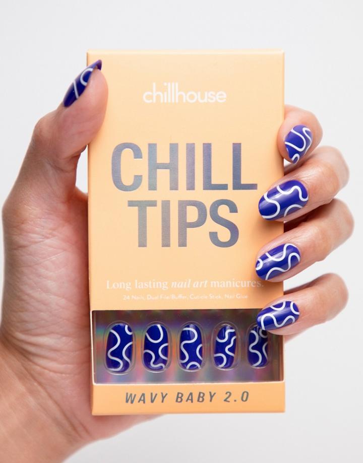 Chillhouse Chill Tips Reusable Press-on Nails In Wavy Baby 2.0-multi