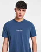 Calvin Klein Modern Structure Lounge T-shirt In Dark Blue - Part Of A Set