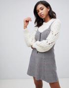 Abercrombie & Fitch Pinafore Dress In Check - Multi