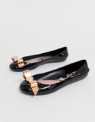 Ted Baker Dahlia Black Ballet Flat Shoes