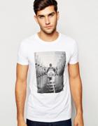Boss Orange T-shirt With Scooter Print - White