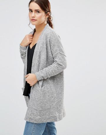 Uncivilised Slouch Cardigan - Gray