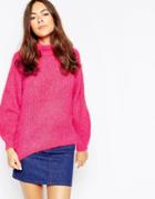 Brave Soul Sweater - Coral Pink