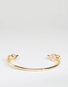 Designb Knot Cuff Bracelet In Gold - Gold