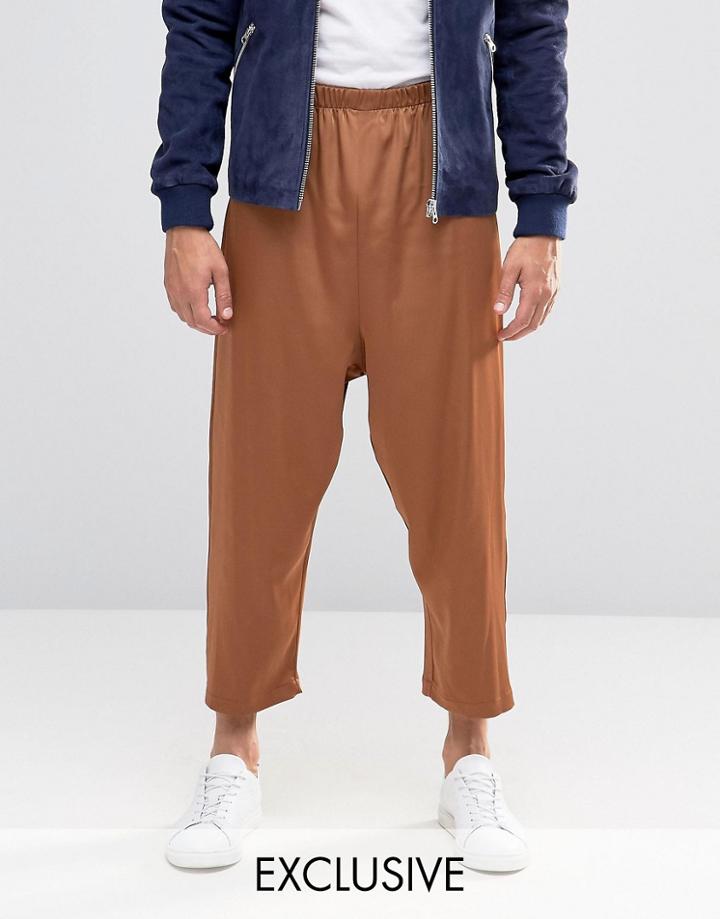 Reclaimed Vintage Relaxed Culottes - Tan