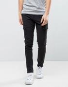 Only & Sons Slim Fit Cargo Pant - Black