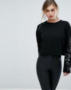 Ivyrevel Sweat With Embellished Sleeves - Black