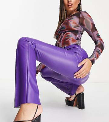 Asyou Pu Pant In Purple