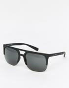 Dolce & Gabbana Flat Brow Sunglasses - Black