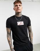 The Couture Club Archive Box Logo T-shirt In Black
