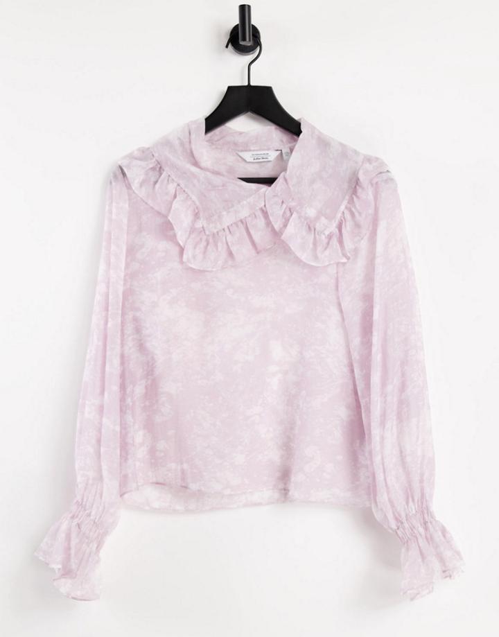 & Other Stories Smock Detail Shirt In Pink