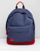 Mi Pac Classic Backpack With Contrast Red - Navy