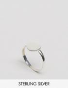 Kingsley Ryan Sterling Silver Round Disc Ring - Silver