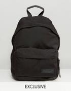 Eastpak Exclusive Wyoming Backpack With Leather Base - Black Matchy