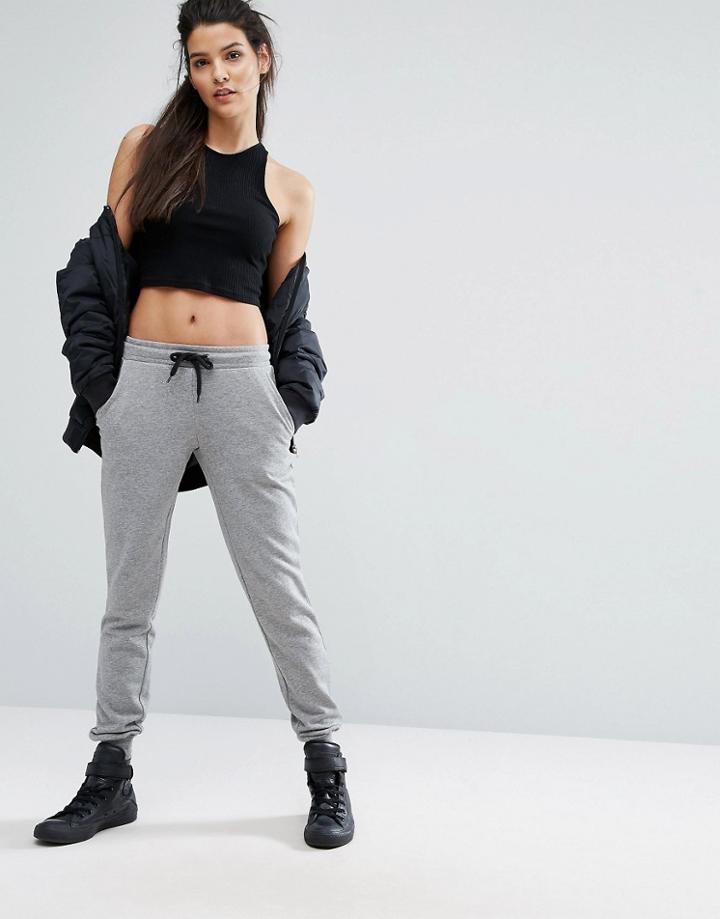 Only Play Metallic Slim Jogger Pant - Gray