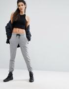 Only Play Metallic Slim Jogger Pant - Gray